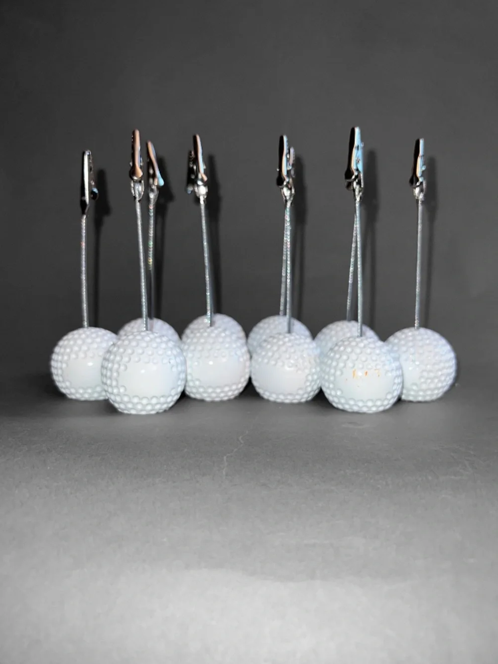 10 Golf Ball Place Card Holders